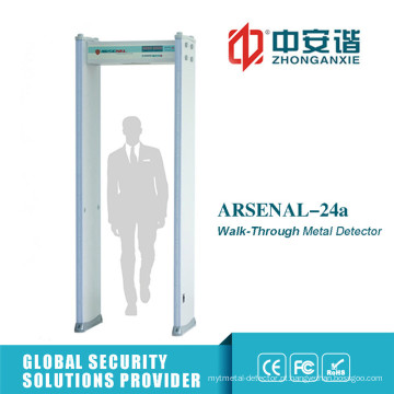 6/12/18 Zonas de alarme Scanner de corpo hospitalar Archway Metal Detector